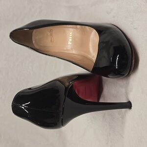 Christian Louboutin Black and Red Heels